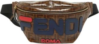 Fendi Pre-owned Belt Bags, female, Brown, Size: ONE SIZE Pre-owned Canvas Vintage Belt Bag