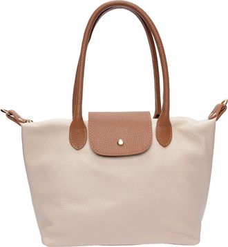 Anna Luchini Beige Rundleer Tas