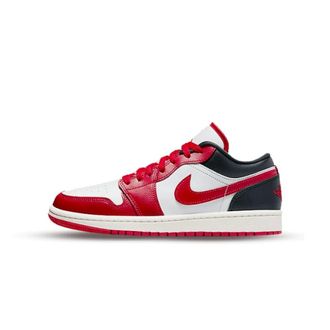 Nike Jordan Air Jordan 1 Low Reverse Black Toe - Dames - Sport - Veelkleurig - Maat: 44 EU Leer