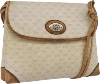 Gucci Pre-owned Cross Body Bags, female, Beige, Size: ONE SIZE Pre-owned Plastic Cross Body Bag