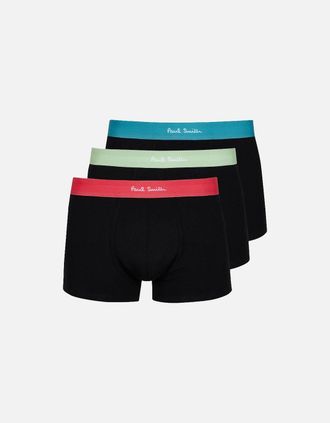 Paul Smith Mens Paul Smith Bright Band Stretch Boxers Black - Size: 36/32