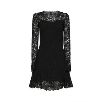 Ermanno Scervino Kleedjes, Dames, Zwart, M, Polyester, Ermanno Scervino Jurken