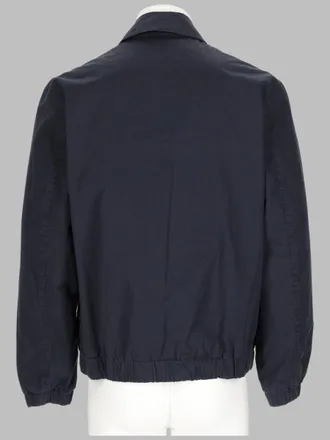 A.P.C. Mens Jacket William Blue Cotton Organic