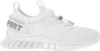 Plein Sport Runner Sneaker - unisex - Hardloopschoenen - Wit - 35 EU - Fitness