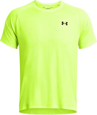 Under Armour Mens Tech Textured Short Sleeve T-Shirt, Color High Vis Yellow/Black (731), Size: XXX-Large