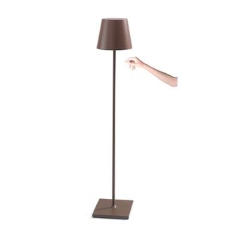Zafferano L&aacute;mpara pie led corten regulable 150 cm poldina pro xxl