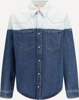 Marni Camicia in denim dip-dye Man 48