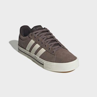 adidas Sneaker ADIDAS SPORTSWEAR DAILY 4.0, Gr. 42,5, earth strata, sanftes wei&szlig;, aurora coffee, Leder, Synthetik, Schuhe Sneaker