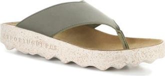 FLY London Cami Platform Flip Flop in Khaki at Nordstrom, Size 10-10.5Us