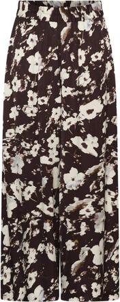 Soaked In Luxury Corinne Wijde Broek - Dames - Wijde Broeken - Bruin - XL - Polyester - Broeken