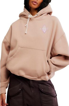 Free People FP Movement Final Call Graphic Hoodie in Sandy Combo at Nordstrom, Size X-Small
