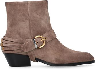 Pinko Pinko - Jane 07 Enkelboot - Dames - Schoenen - Bruin - Maat: 37 EU Su&egrave;de