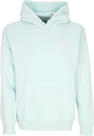 Nike Club Fleece Hoodie Long Sleeve Sweatshirt - Heren - Sportshirts - Groen - XL - Katoen - Fitness