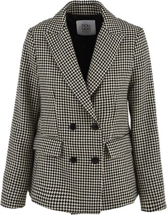Douuod Sondrio Jacket - Dames - Blazers - Veelkleurig - S - Leer - Jassen