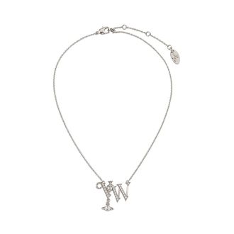 Vivienne Westwood Collana con pendente VW - - Accessories - Donna - Grigio - ONE SIZE