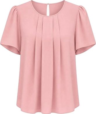 2-Biz Dames, Blouses & Shirts, Roze, Maat: XL