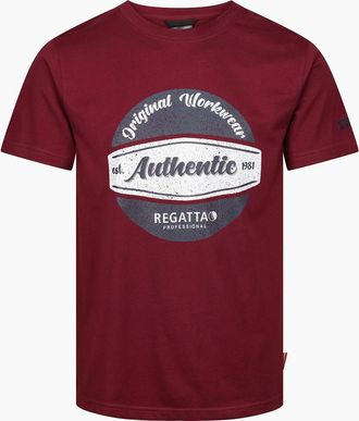 Regatta Mens Regatta Professional Mens Cotton T-Shirt - Red - Size: 46