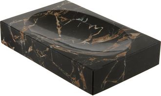Kassatex Athenas Marble Soap Dish in Black/Gold at Nordstrom Rack