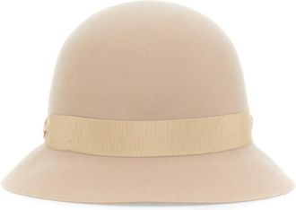 Helen Kaminski Beige Solid Bucket Hat