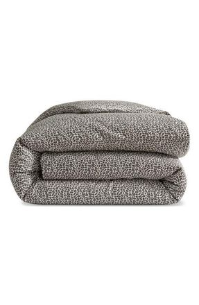 Sunday Citizen Duvet Cover in Leopard Print at Nordstrom, Size Queen