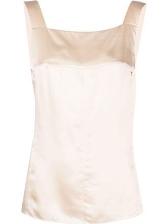 Chanel 2010 mouwloze top - Beige