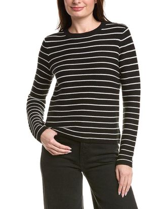 English Factory Round Neck Striped Sweater