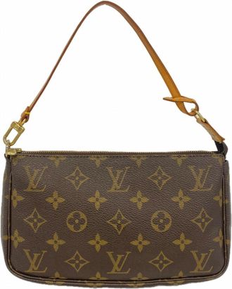 Louis Vuitton Brown Pouch (Pre-Owned)