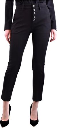 Dondup Cropped broek - Dames - Vrijetijds broeken - Zwart - W29 - Broeken