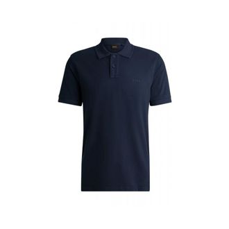 HUGO BOSS Hugo, Polo Shirts, male, Blue, Size: 2XL Prime Polo