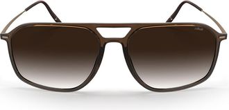 Silhouette Pinnacles Fullrim 4085/75 6030 Mens Sunglasses Brown Size 58