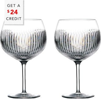 Waterford Set Of 2 Aras Balloons With $24 Credit