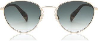 Rag & Bone RNB1019/S YJS/9K Womens Sunglasses Gold Size 52