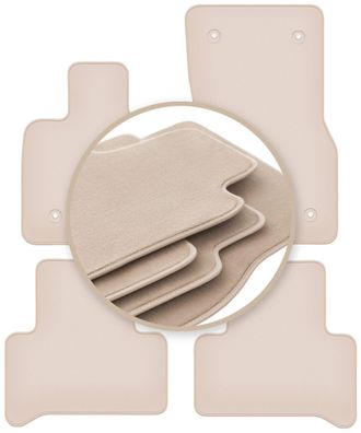 OEM Alfombrillas Premium Beige Para: Alfa Romeo Stelvio 2x4 (2wd) Suv 2016