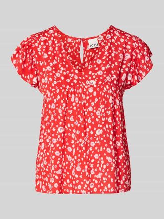 Ichi Blusenshirt aus Viskose Modell MARRAKECH in Rot, Gr&ouml;&szlig;e XS
