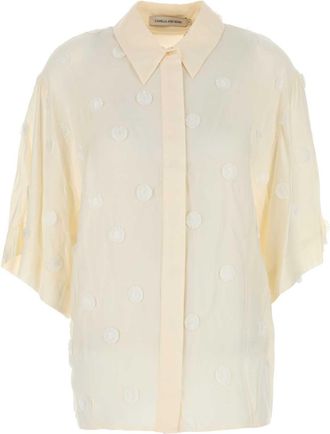 C & M Camilla and Marc Ivory Viscose Ottilie Shirt