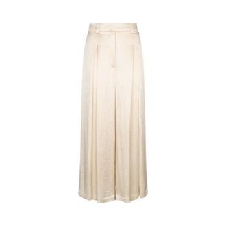 Liu Jo Pantaloni a gamba larga - - Trousers - Donna - Beige - S