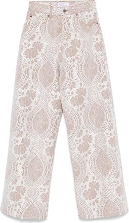 Giuseppe Di Morabito Jeans con effetto pizzo - Toni neutri