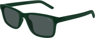 Puma PU0493S 006 Mens Sunglasses Green Size 55