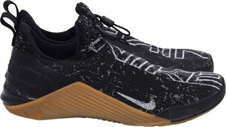 Nike React Metcon Sneakers in Black Gum Polyester