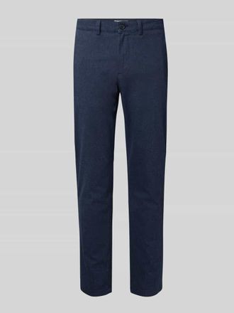 Selected Slim Fit Chino aus Baumwoll-Mix Modell 175 BRUSHED in Marine, Gr&ouml;&szlig;e 31/32