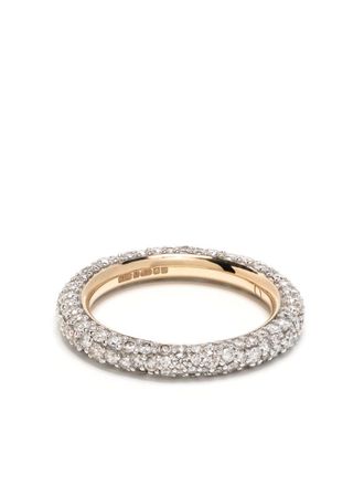 Lucy Delius Jewellery Diamond Pavé Eternity ring - Silver