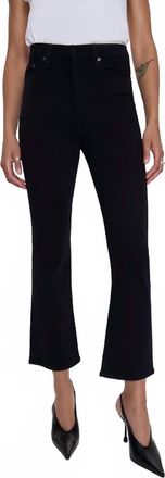 Pistola Denim Lennon Hi Rise Crop Boot Jeans In Noir