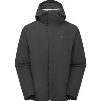 RAB Downpour Jacket - Mens in Black at Nordstrom, Size X-Large