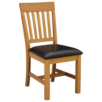 vidaXL Silla De Comedor 2 Uds. Madera De Roble S&oacute;lido Negro Vidaxl