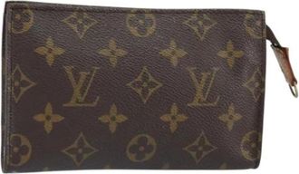 Louis Vuitton Pre-owned Clutches, female, Brown, Size: ONE SIZE Pre-owned Vintage Canvas Clutch