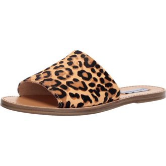 Steve Madden Gracel Flat Sandal Leopard GRAC05S1-918 Womens