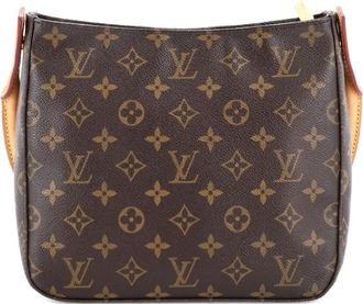 Louis Vuitton Looping Handbag Monogram Canvas MM satchel - Bruin