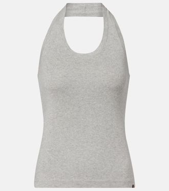 Extreme Cashmere Jerry cotton and cashmere jersey top