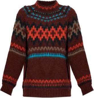 Paul Smith Maglione in lana - - Knitwear - Uomo - Marrone - M