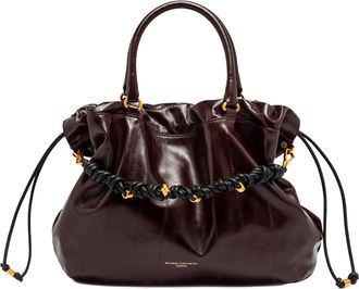 Gianni Chiarini Antique Ruby Morgana Eel Print Shoulder Bag